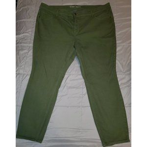 Old Navy Rockstar Skinny Jeans - Olive Green - 26 Short (Lightly Used)